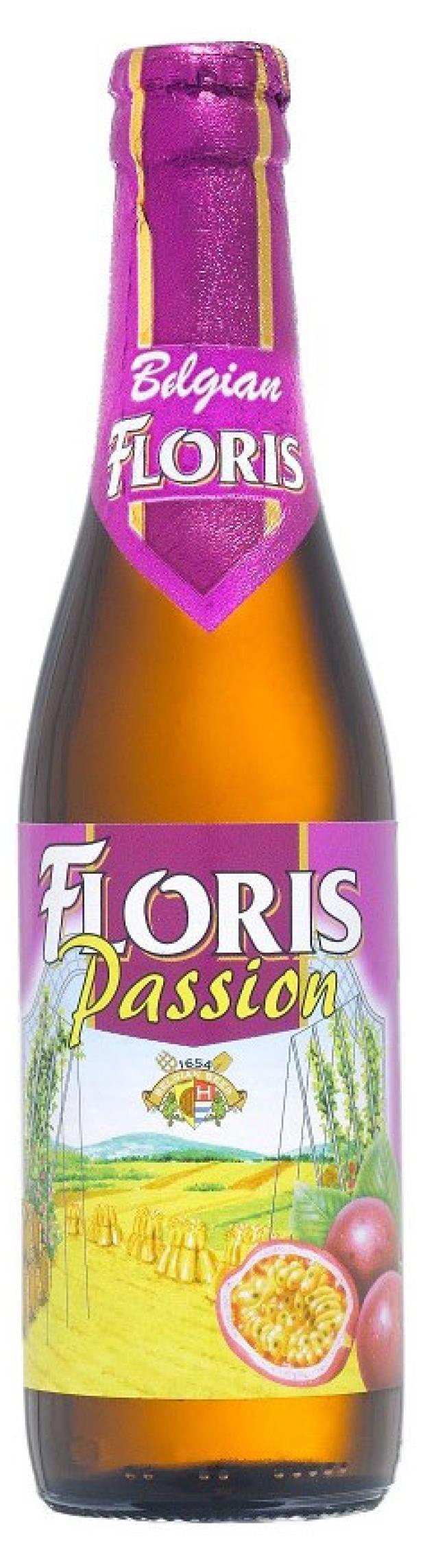 Пивной напиток Huyghe Floris Passion маракуйя светлый 3,6%, 330 мл