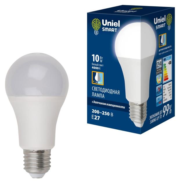 

Лампа светодиодная Uniel LED-A60-10W со встроенными датчикам освещенности