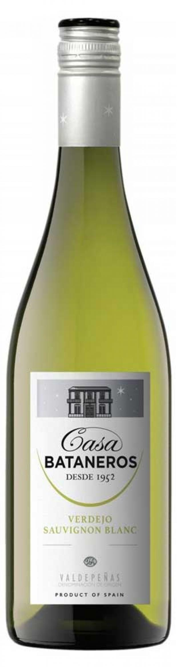 

Вино Casa Bataneros Verdejo Sauvignon Blanc белое полусухое Испания, 0,75 л
