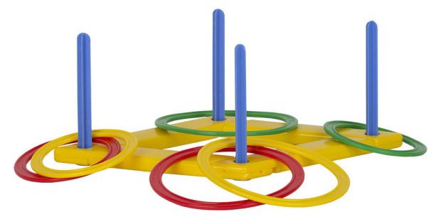 

Игра Кольцеброс, стойка 4 шт кольцо 6 шт