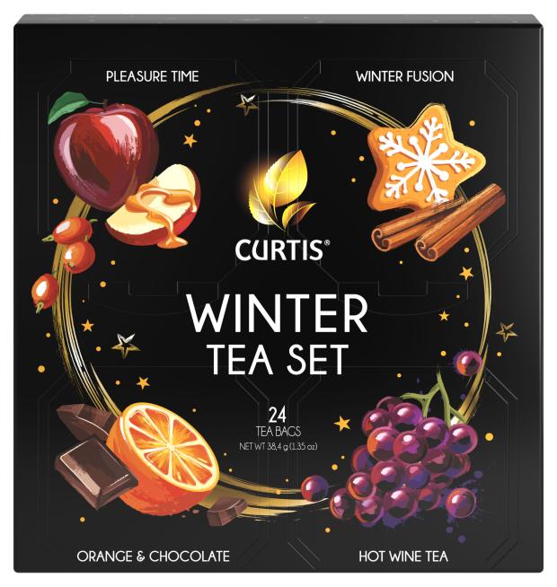 

Чай черный CURTIS Winter Tea Set ассорти, 38,4 г