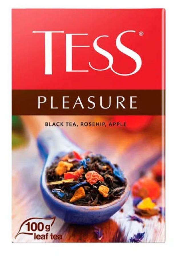 Чай черный Tess Pleasure с добавками листовой, 100 г чай tess лайм с добавками 100 х 1 5 г