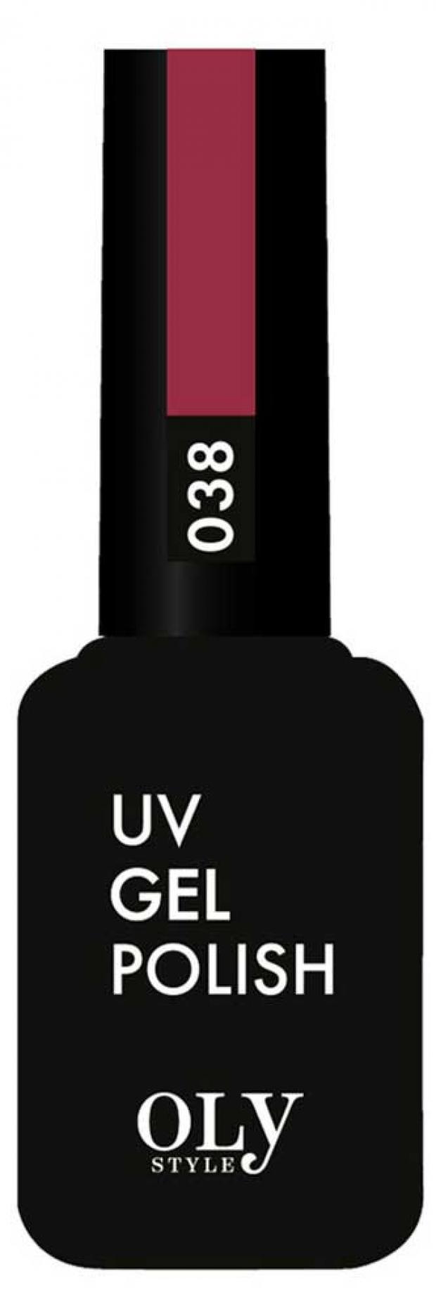 

Гель-лак для ногтей UV Olystyle OLS-GL малиновый тон 038, 10 мл