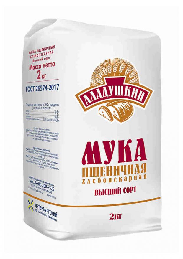 

Мука пшеничная «Аладушкин» высший сорт, 2 кг