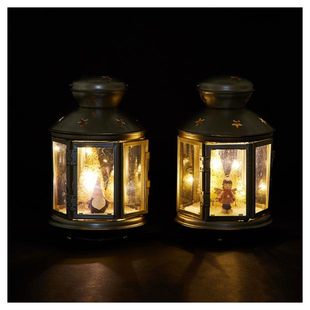 

Декоративный фонарь Actuel LED с рождественским декором, 19 см