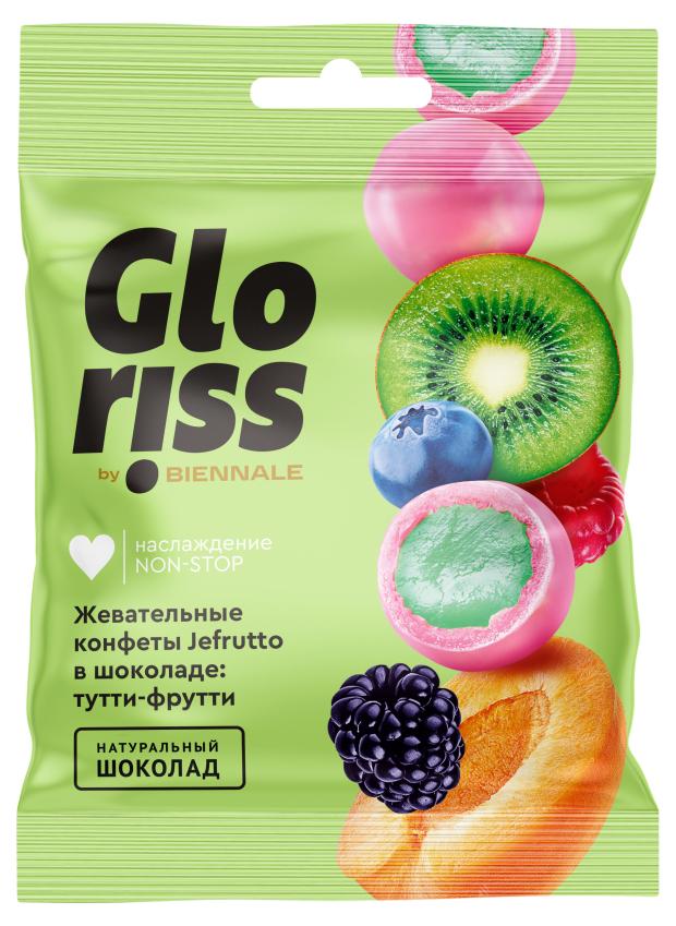 

Конфеты жевательные Gloriss by Biennale Тутти-фрутти, 35 г