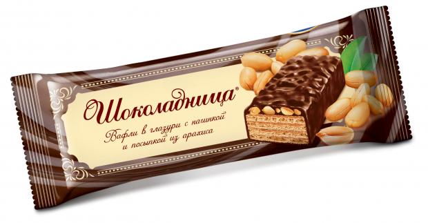 

Вафли «Шоколадница» хрустящие с орехами, 40х30 г