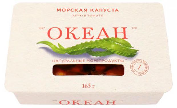 

Лечо с морской капустой «Океан ТРК» в томатном соусе, 165 г