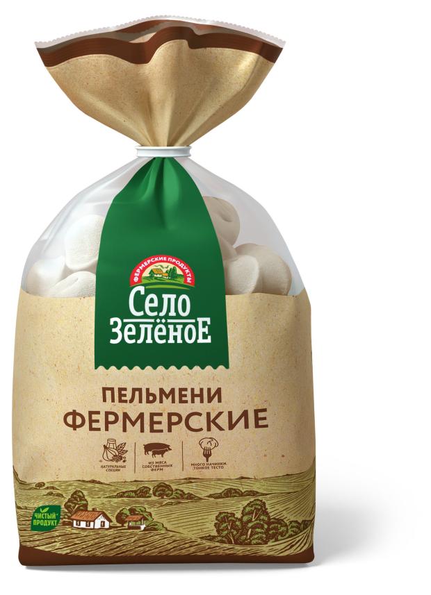Пельмени Село Зеленое Фермерские, 700 г