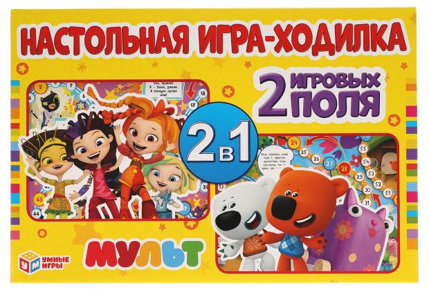 

Игра-ходилка настольная Умные игры Мультмикс 2 в 1