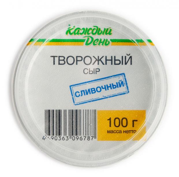 

Сыр творожный «Каждый день» сливочный 65%, 100 г