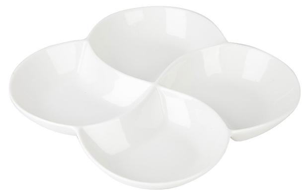 

Менажница Nouvelle Home 4-х секционная Naturel, 19х19х2,5 см