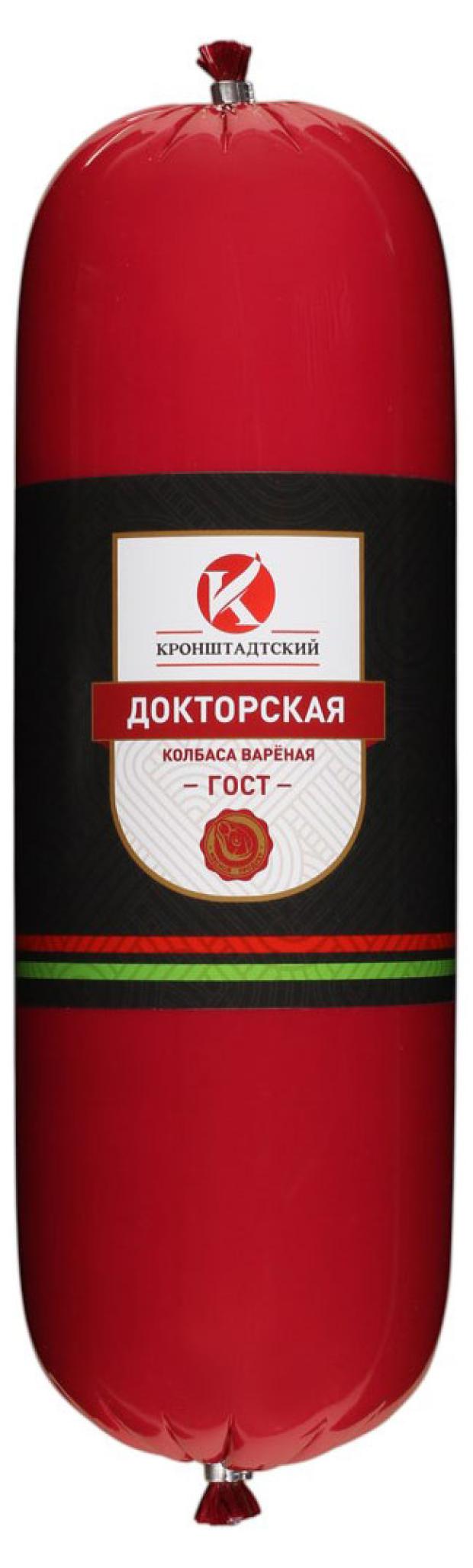 Колбаса вареная Кронштадтский Докторская ГОСТ, 400 г