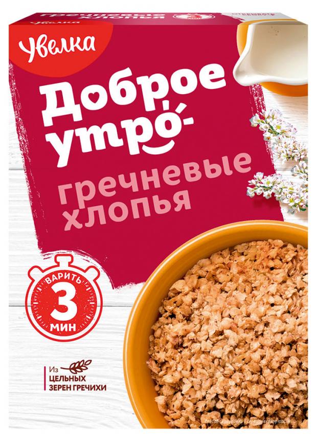 Хлопья гречневые Увелка, 400 г