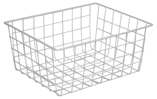 

Корзина декоративная Hausmann металлическая белая, 285х220 мм