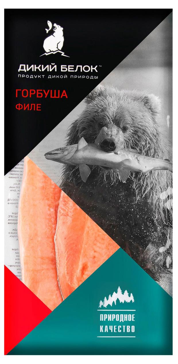 

Горбуша филе Дикий Белок на коже замороженная, 400 г