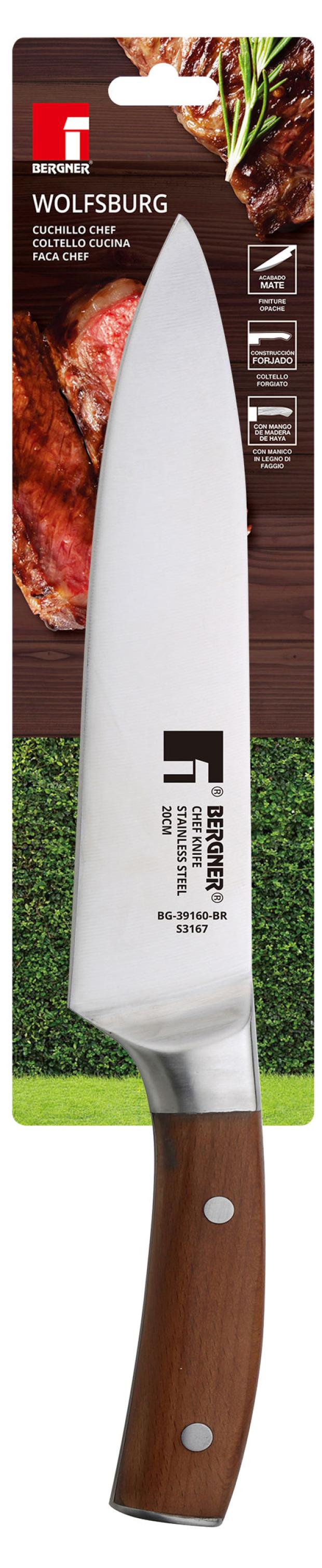 

Нож Bergner Шеф, 20 см