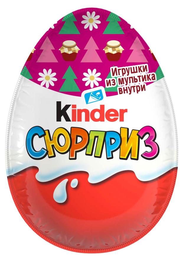 Яйцо шоколадное Kinder Сюрприз серия для девочек, 20 г