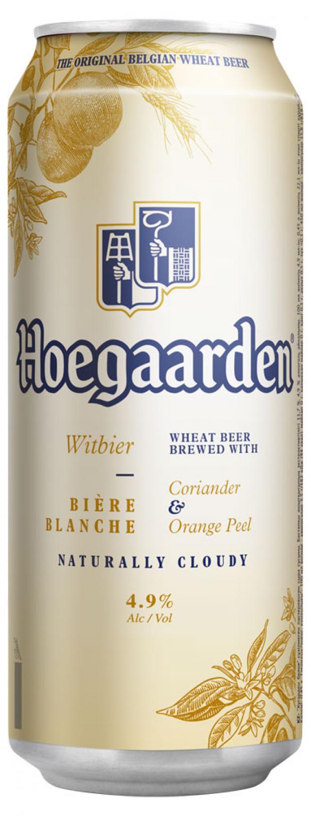 Пивной напиток Hoegaarden светлый нефильтрованный 4,9%, 450 мл пивной напиток жигули барное манго маракуйя нефильтрованный 4 5% 450 мл