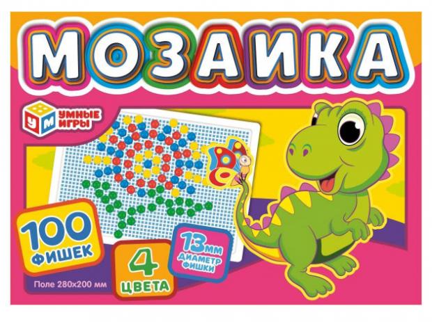 

Мозаика «Умные игры» 80 фишек 4 цвета