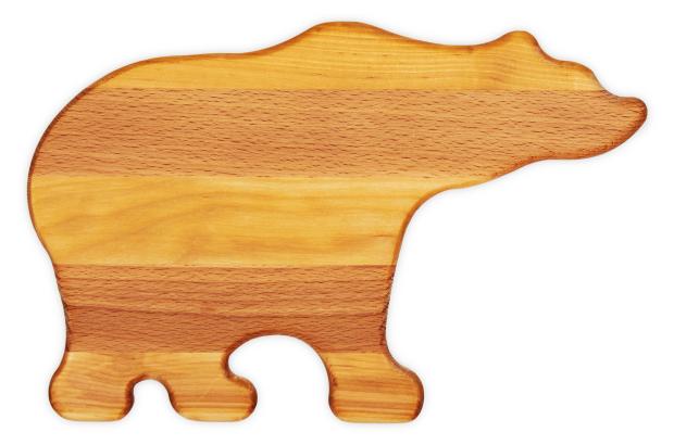 

Доска разделочная фигурная Медведь, 20х30 см