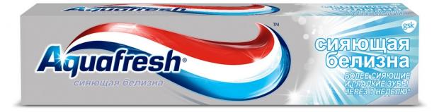 Зубная паста Aquafresh сияющая белизна, 100 мл
