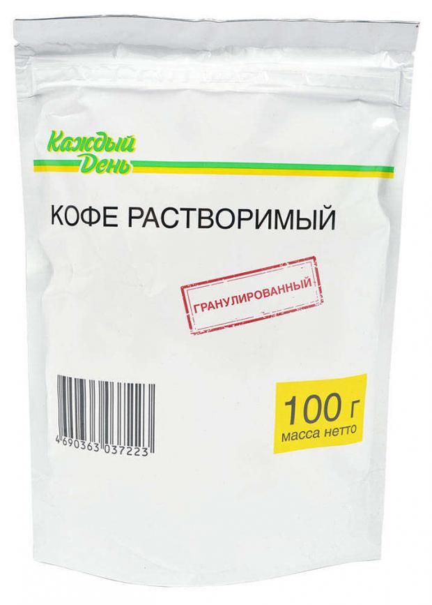 кофе растворимый гранулированный а п селиванов ячменный 75 г Кофе растворимый Каждый День гранулированный, 100 г