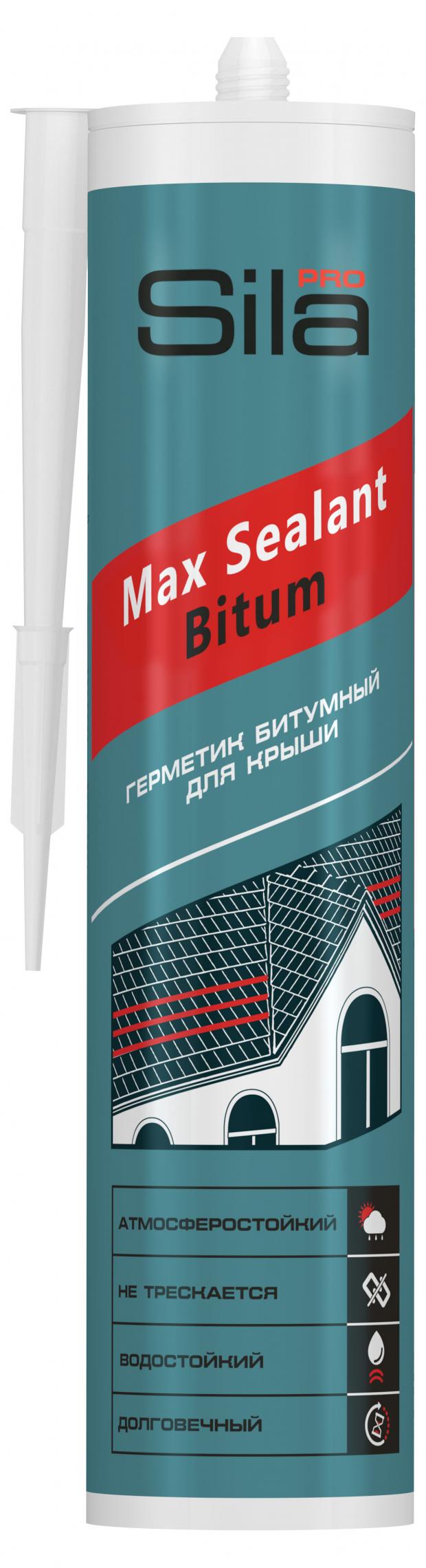 

Герметик SILA битумный для кровли, 280 мл