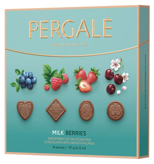

Набор конфет Pergale Milk Berries Вишнево-ягодная коллекция, 117 г