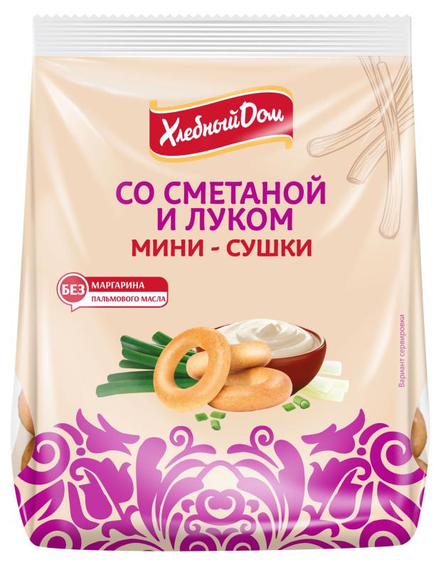 

Сушка мини Хлебный Дом сметана лук, 180 г