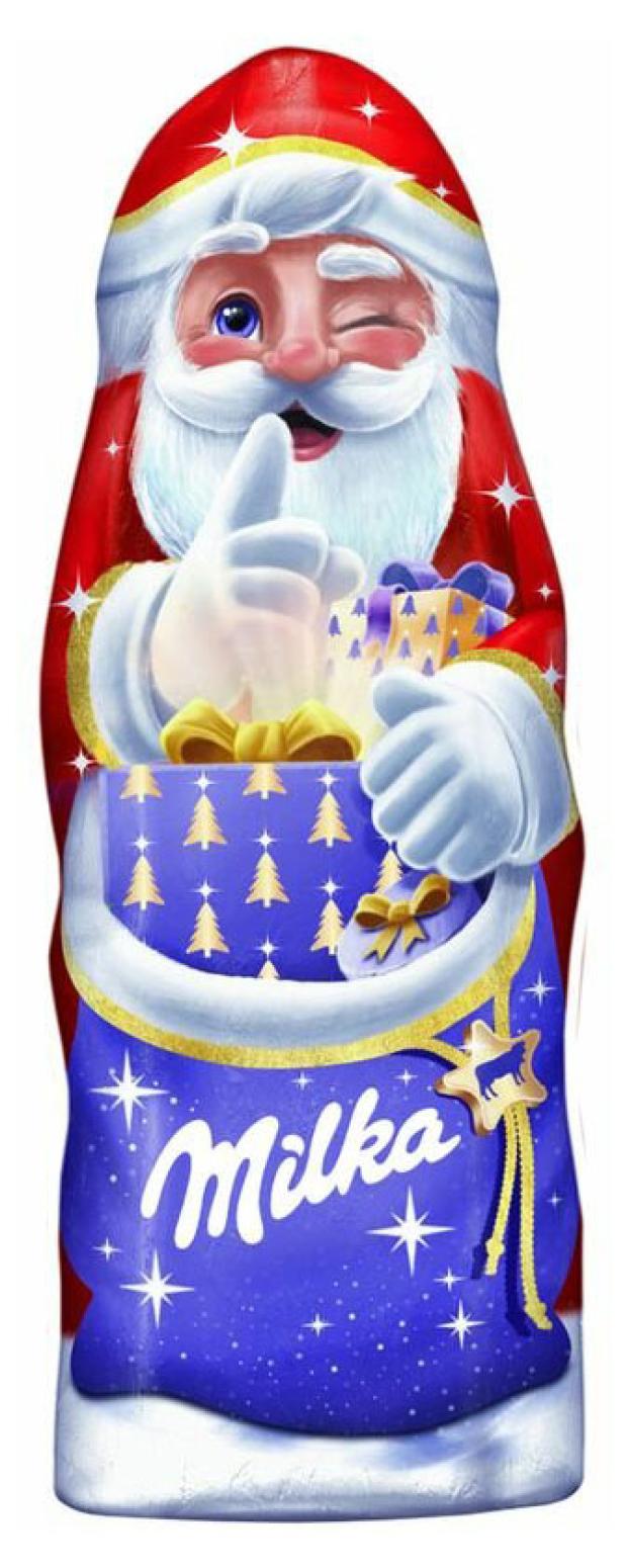 

Шоколад Milka молочный в форме Деда Мороза, 45 г