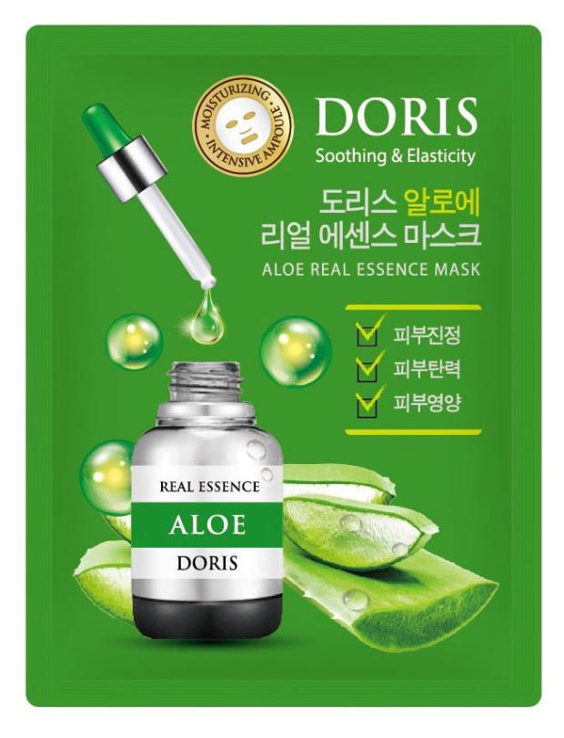 Маска тканевая для лица Jigott Doris Aloe с экстрактом алоэ, 25 мл