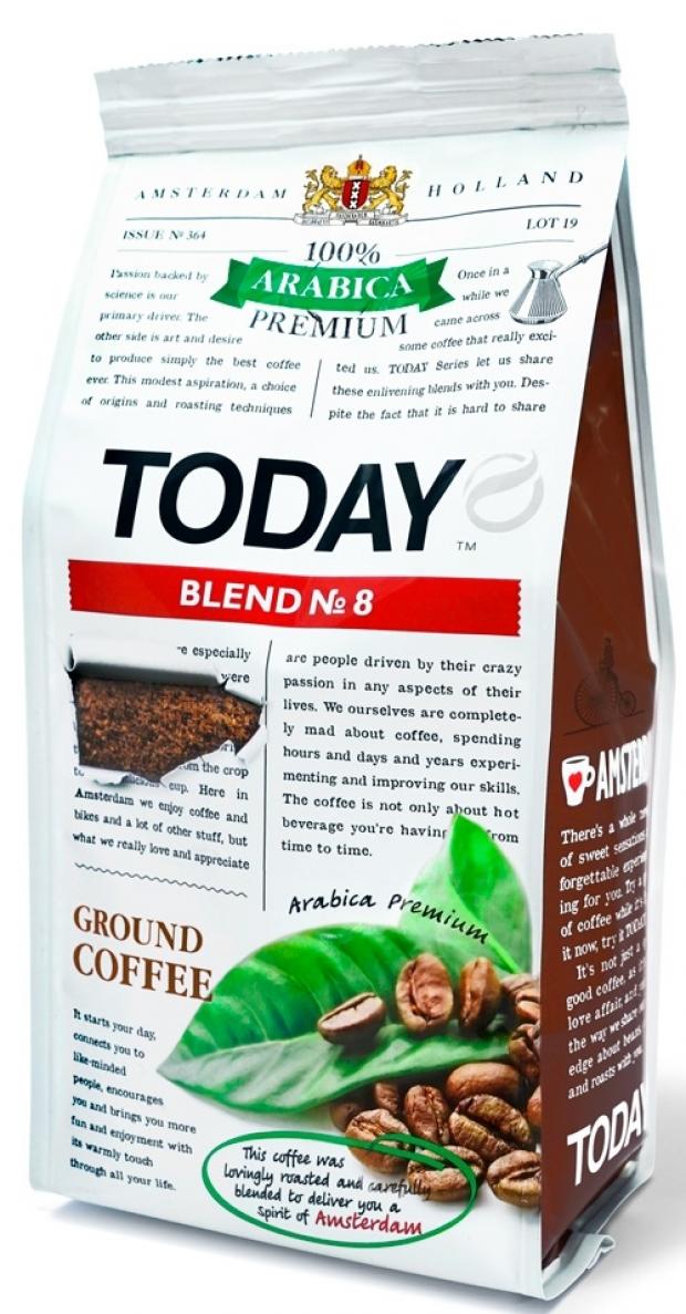 Кофе молотый TODAY Blend 8, 200 г