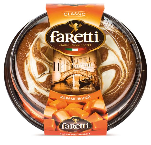 

Торт Faretti бисквитный карамельный, 400 г