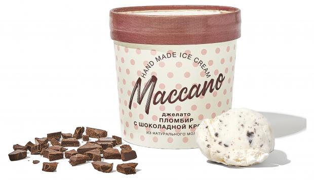 

Мороженое пломбир Maccano с шоколалной крошкой, 250 г