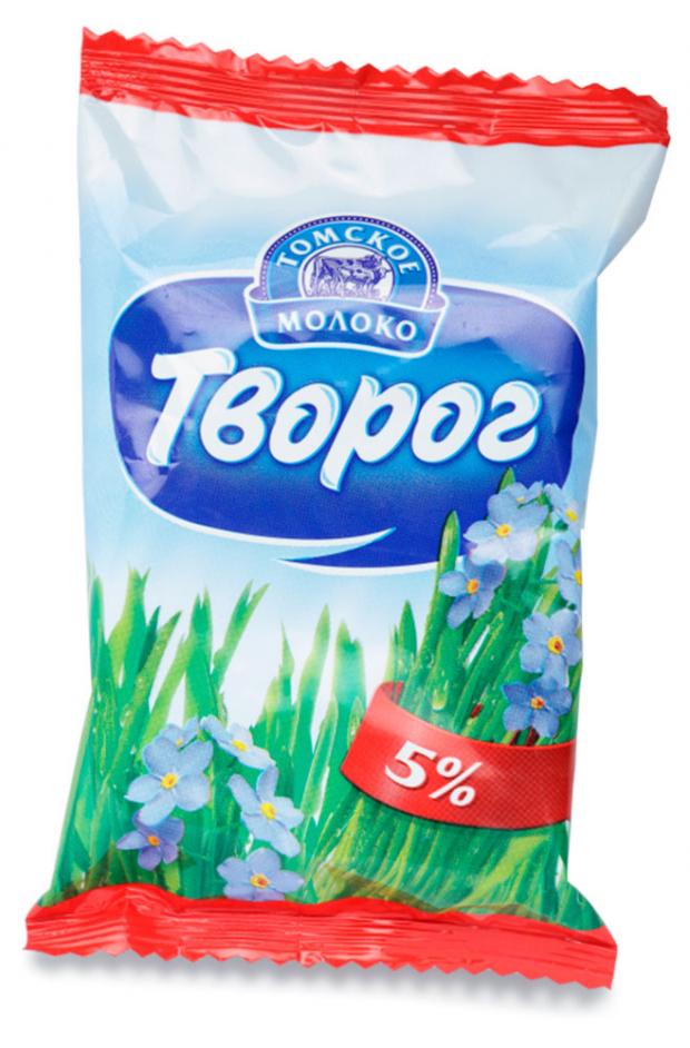 Творог Томское молоко 5% БЗМЖ, 180 г