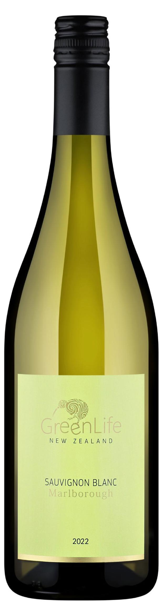 вино greenlife sauvignon blanc western cape белое сухое южная африка 0 75 л Вино GreenLife Sauvignon Blanc белое полусухое Новая Зеландия, 0,75 л