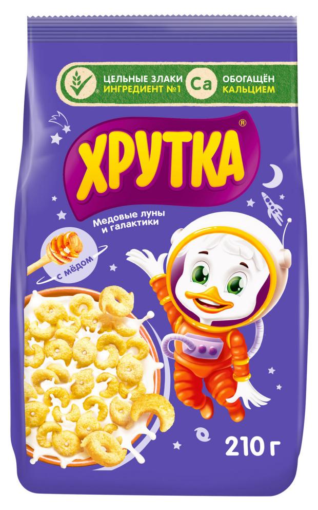 Готовый завтрак ХРУТКА Медовый обогащенный кальцием, 210 г