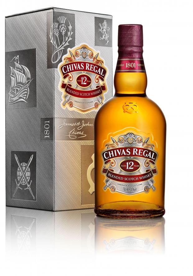 Виски Chivas Regal 12 лет Шотландия, 0,7 л