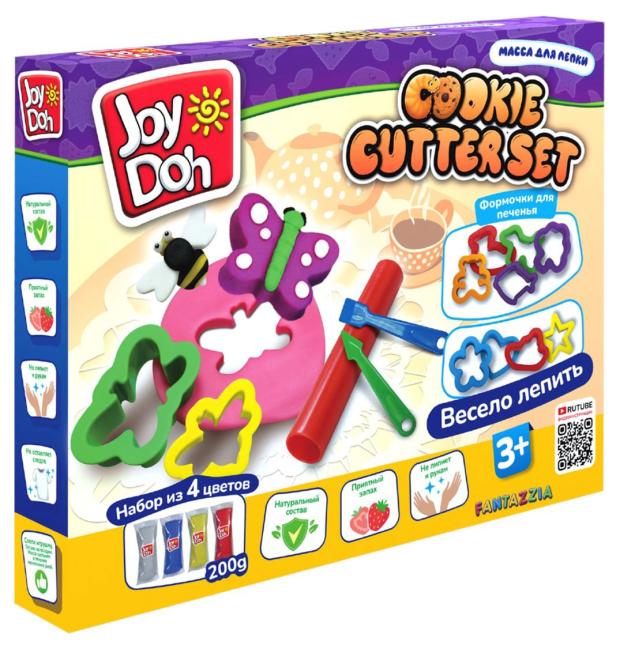 Набор для лепки Joy Doh Cook-200 Изучаем цвета и формы