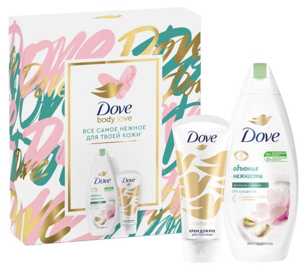 

Набор подарочный Dove Подари нежность, гель для душа 250 мл + крем для рук 50 мл
