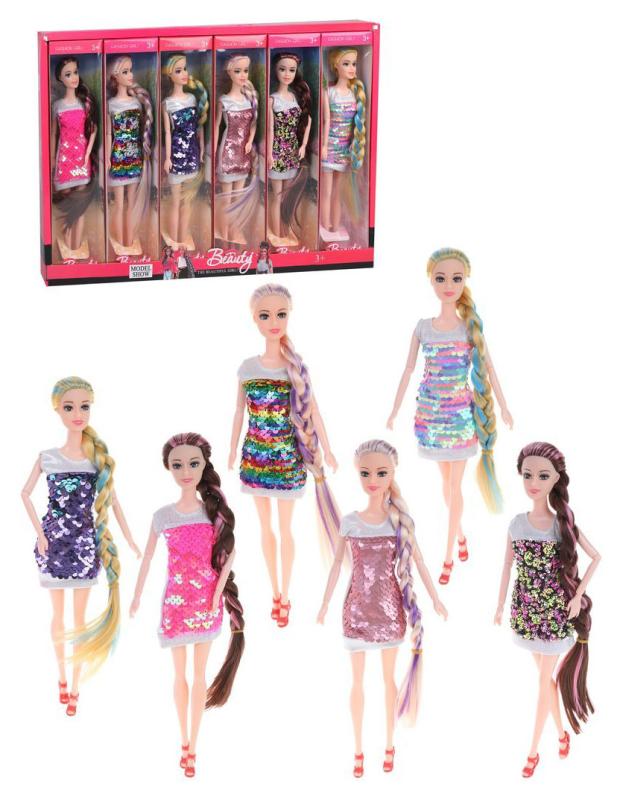 Кукла Наша Игрушка Fashion girl 29 см, 1 шт