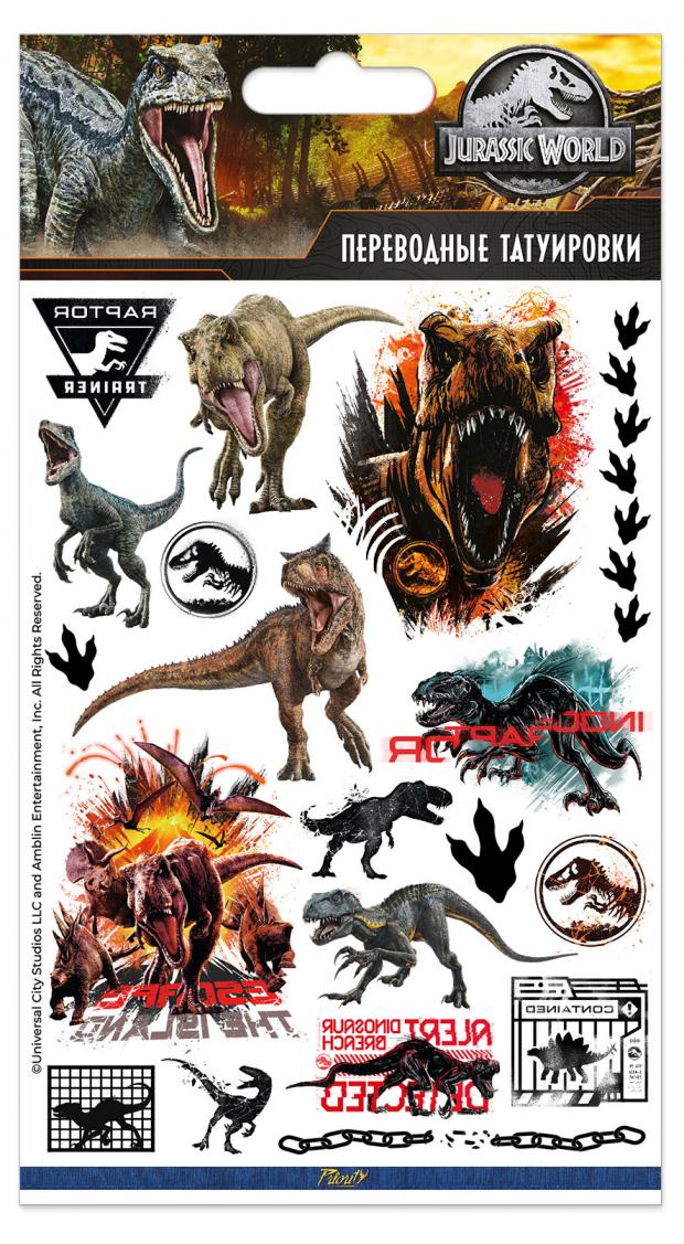 

Наклейки-тату Jurassic World