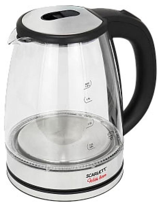 

Чайник электрический Scarlett SC-EK27G26 Стекло 1.8 кВт, 1,8 л