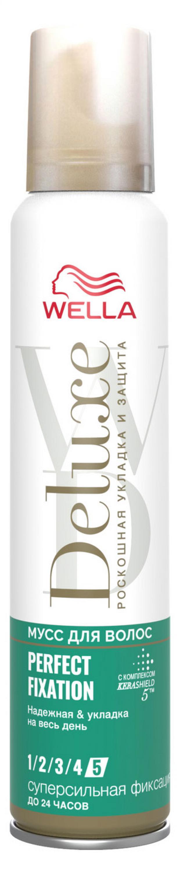 

Мусс для волос Wella Deluxe Perfect Fixation, 200 мл