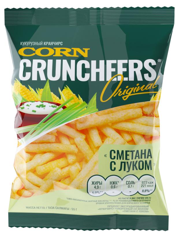 

Кукурузные палочки CRUNCHEERS сметана лук, 55 г