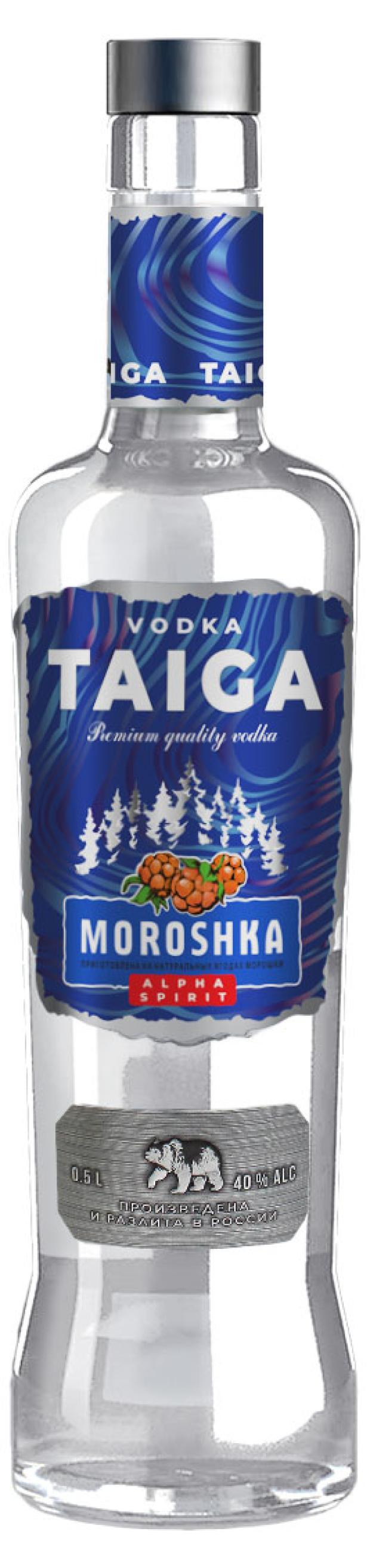 Водка Тайга Морошка Россия, 0,5 л