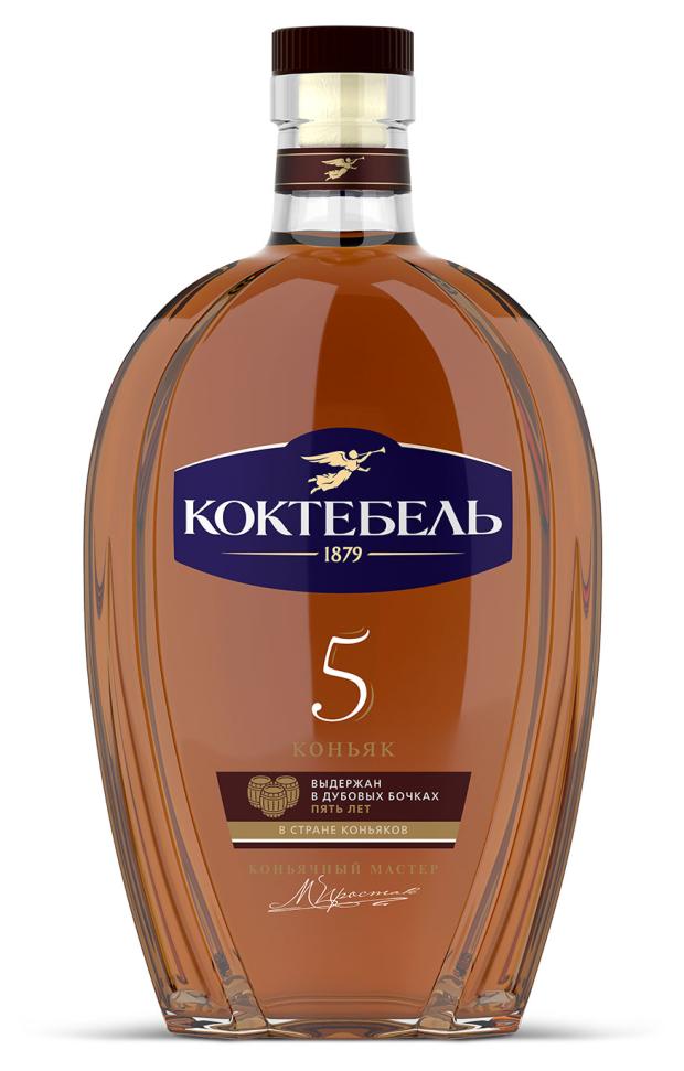 Коньяк Коктебель 5 лет Россия 1 л 1849₽