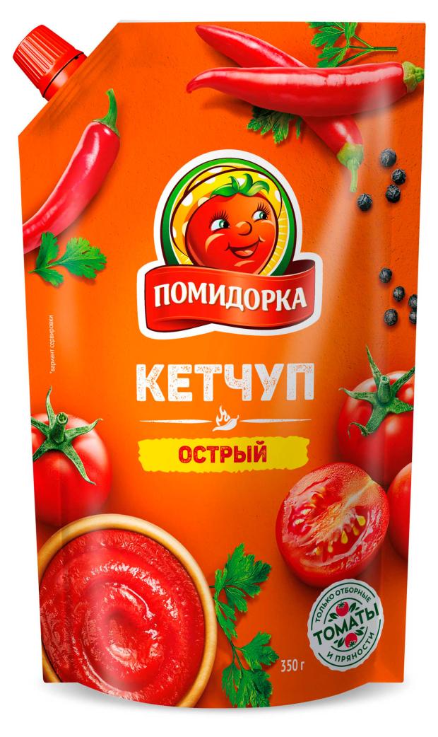 Кетчуп ПОМИДОРКА Острый, 350 г