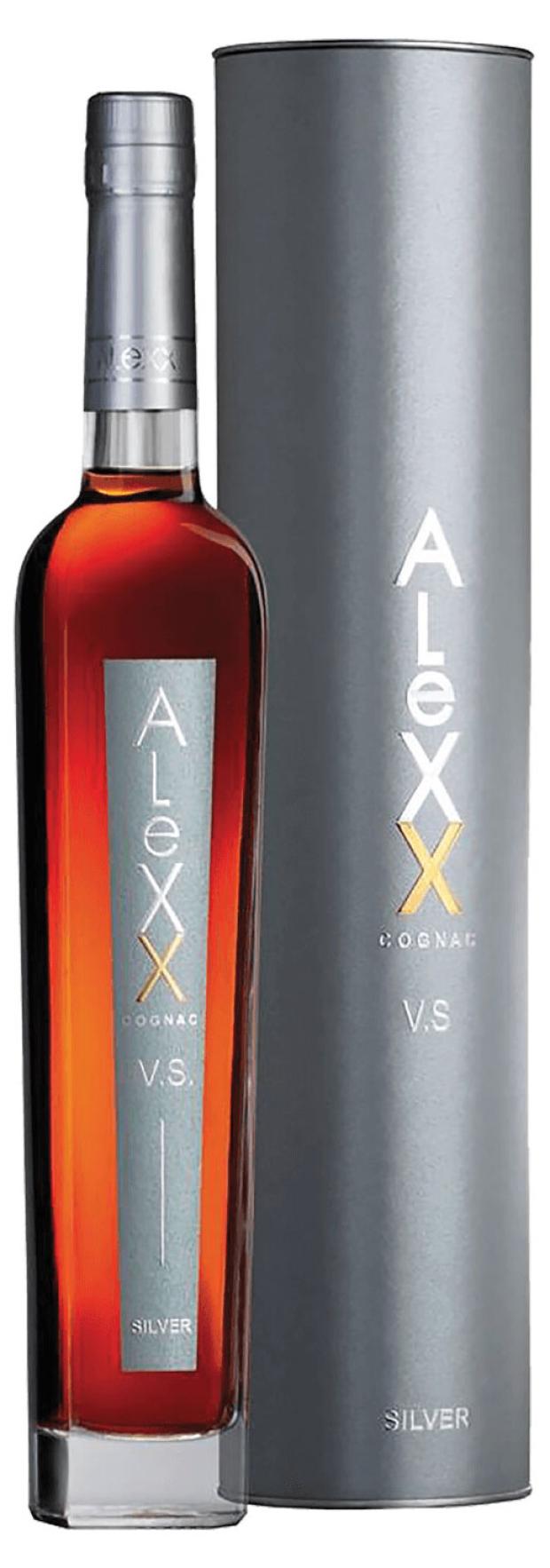 Коньяк Alexx Silver VS в тубе, 0,5 л